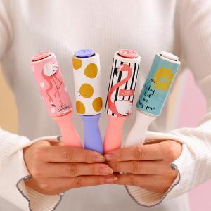 Custom design short handle sticky cleaning lint roller