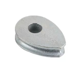 Rust Coloured Ductile Iron 28mm Solid Rope Thimble