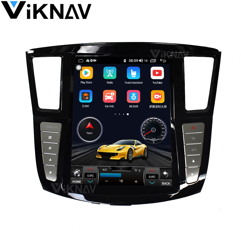 Viknav Car Radio For Infiniti QX60 JX35 (2012-2020)12.1 Inch Multimedia Stereo Tesla Android DVD Player GPS Navigation