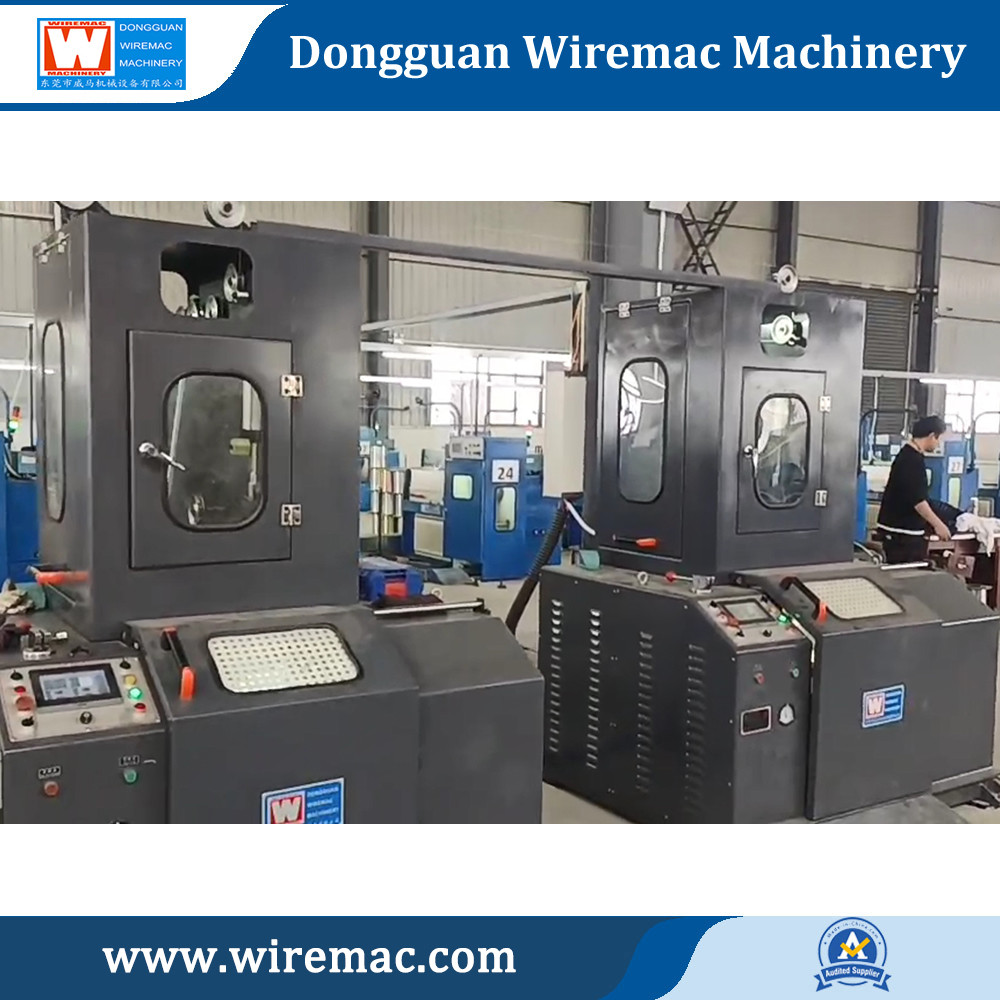 Ceramic Pulley Type Twin Wire Drawing Machine With Low Power Consumption