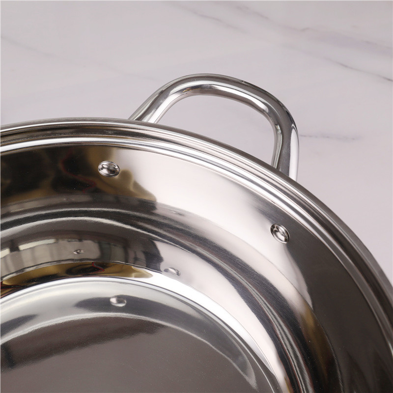 30cm Stainless Steel Double Bottom Cookware Steamer Pot Set