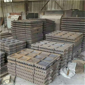 30 Tooth Mn13Cr2 Manganese Steel Jaw Crusher Jaw Plate Toggle Plate