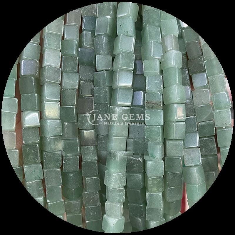 Cube Square Shape Howlite Lapis Lazuli Loose Bead Strands for DIY Jewelry Making