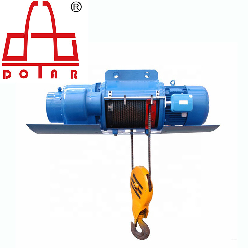 3/5/10T CD1 Electric Hoist Remote Control Wire Rope Electric Hoist