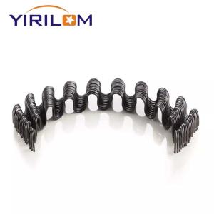 Black Zigzag Spring For Home Furniture With Customized Arc Height 16-35mm Width