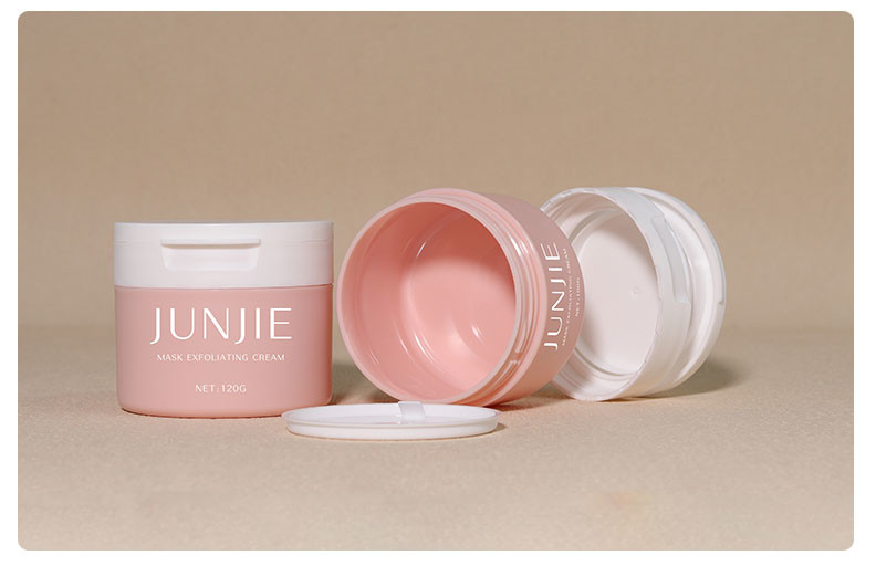 Plastic PP Jar 80ml 100ml 120ml Round Cosmetic Packaging For Face Cream With Customized Logo