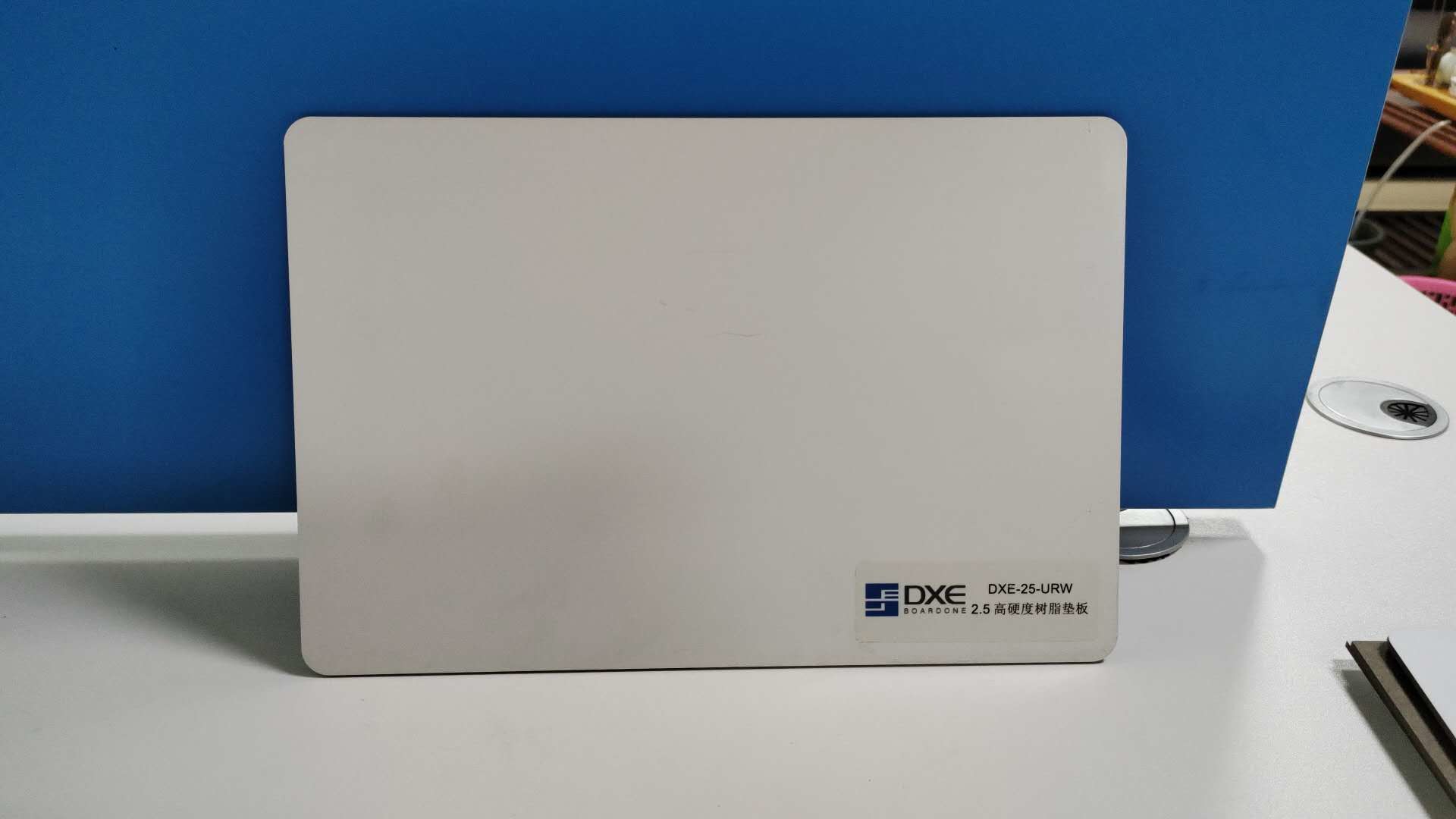 Melamine Coating Grey White PCB Drilling Backup Board 1.5mm