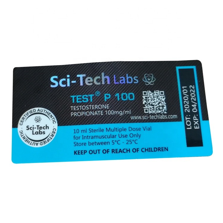 Offset Printing PMS Color 10ml Vial Labels For Pharmacy Bottle