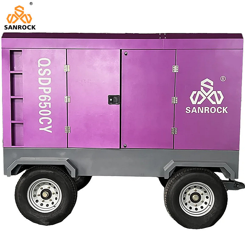 Screw Air Compressor Machine Diesel Power 194kw Screw Drive Air Compressor Mobile Air Compressor for sale
