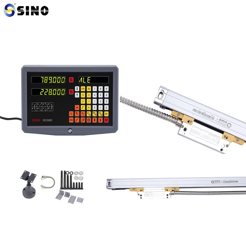 Angle Linear Encoder Length 7-102cm For Milling Machine SINO SDS2MS Digital Readout 2 Axes Optical