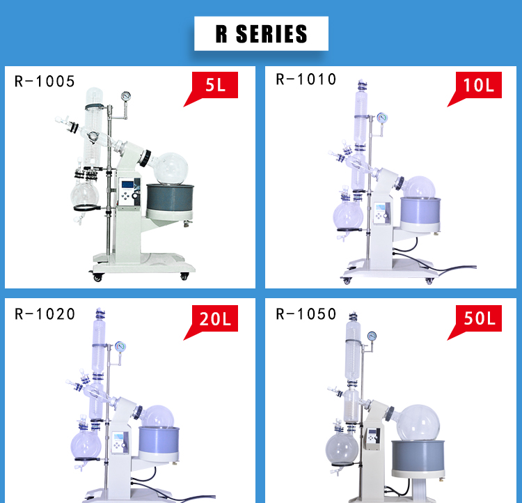 4.8KW Lab Rotary Evaporator With Cooling Condenser