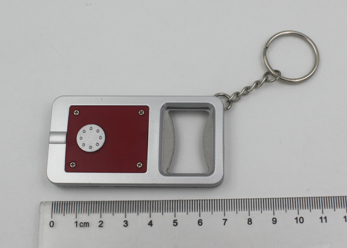 Multifunctional Automatic Bottle Opener Keyring With Flashlight , Electric Wine Opener
