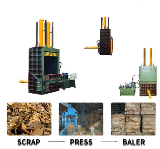 22kw Ball Of Yarn Hydraulic Cotton Bale Press Machine