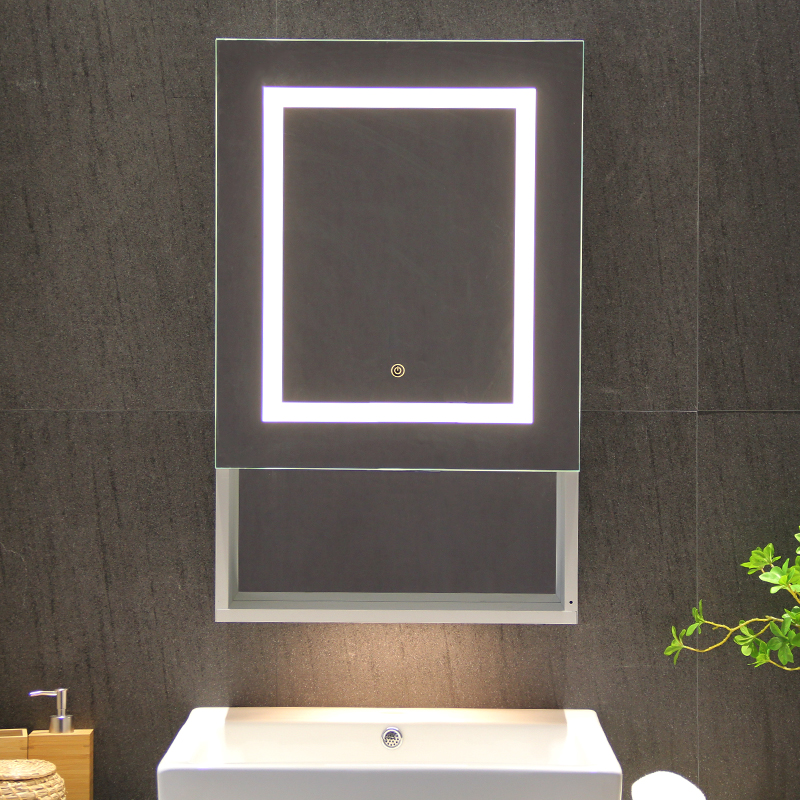 Grey Aluminium Wall Mounted Vanity with Modern Design Style and DTC Soft Close Accessories