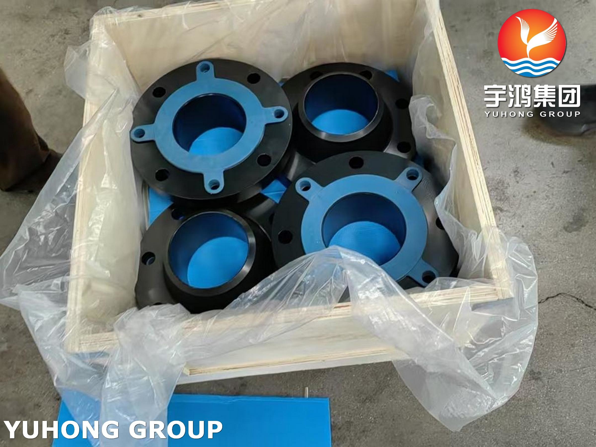 ASTM A182 F5 Alloy Steel Weld Neck Flange Forged WNRF Black Coated