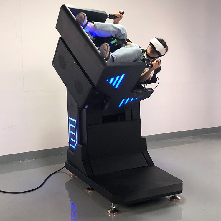 Small packing vr machine 9d virtual reality 360 degree vr roller coaster equipment for sale