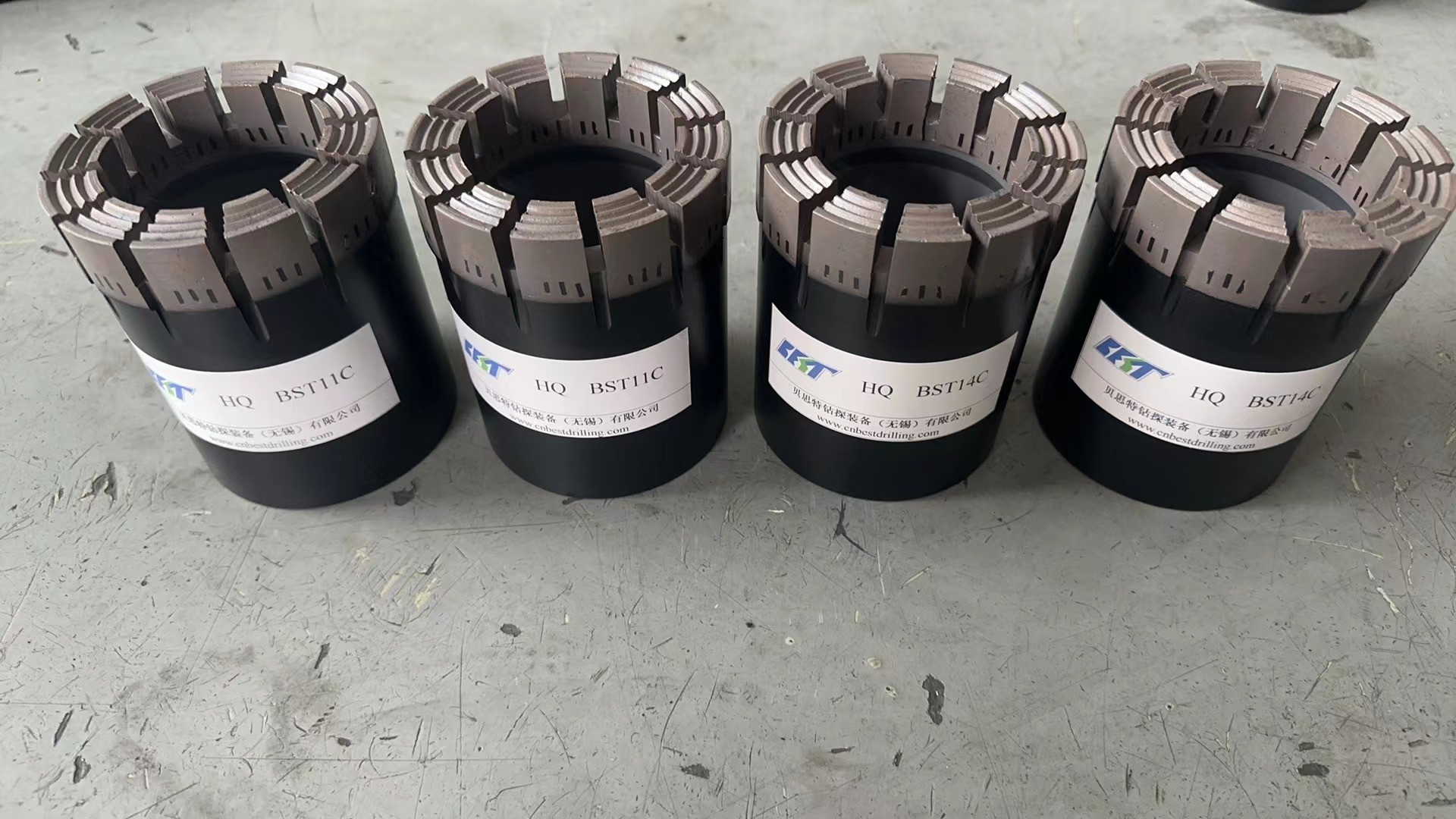BQ NQ Impregnated Diamond Core Drill Bits Smooth Surface