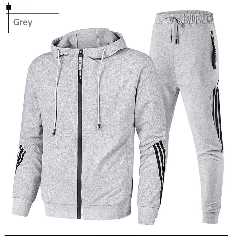 Custom Your Own Brand Mens Sports Tracksuits Lightweight Cotton Hoodie Printed