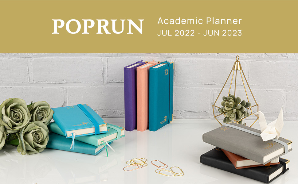 6.75''X4.25'' Small Academic Planner With Hourly Schedule Monthly Tabs
