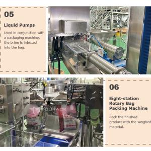 Automatic Chicken Beef Jerky Zipper Premade Weighing Filling Packing Machine