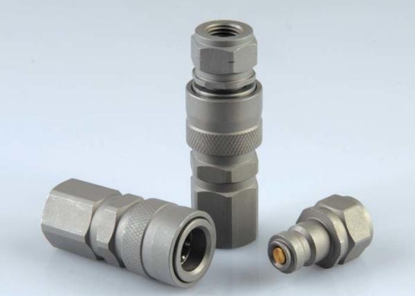 Zinc Nickle Plated High Pressure Hydraulic Couplings Carbon Steel Special Valve