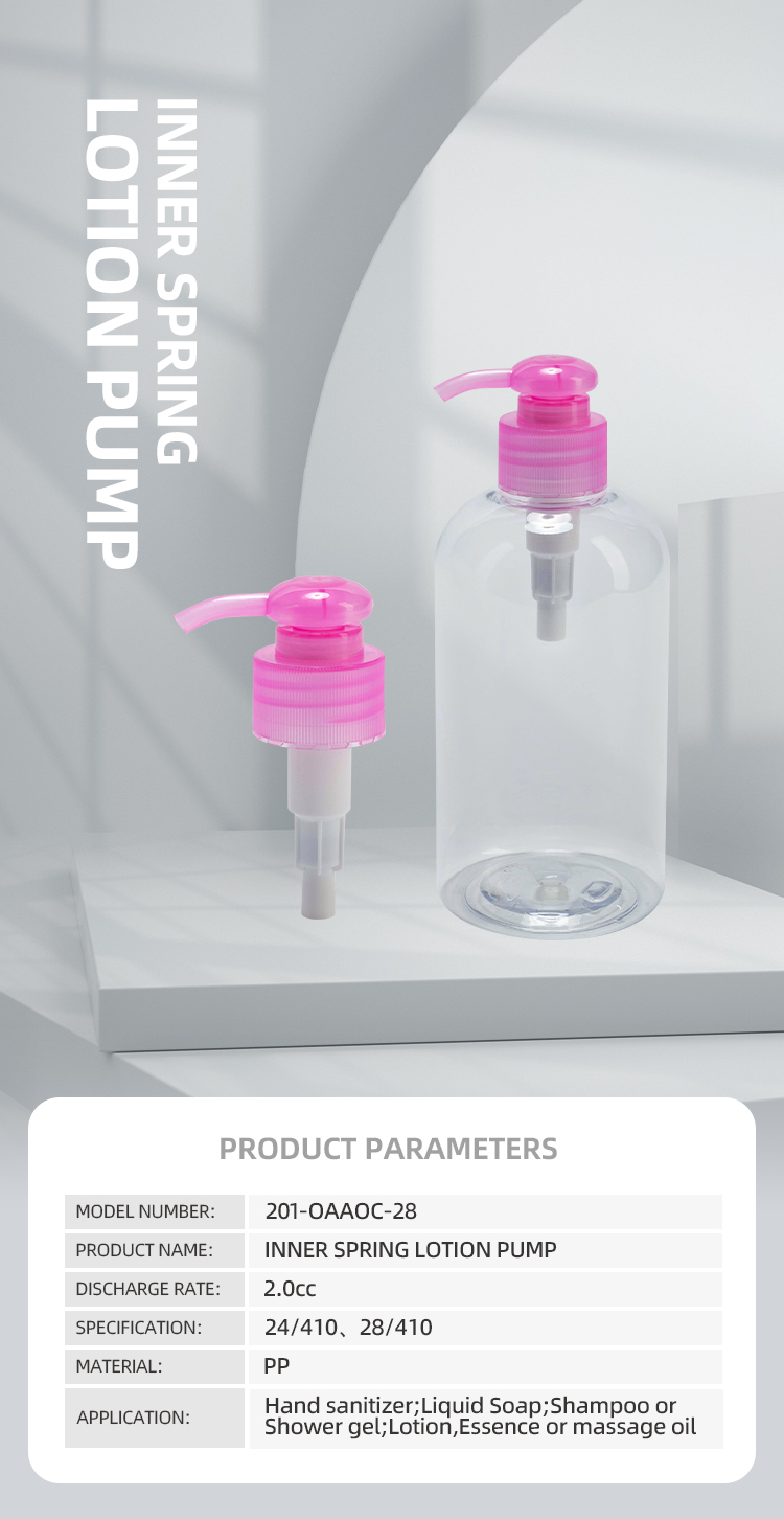 24 28/410 Makeup Removal Cream Dispenser Pump With Customized Tube