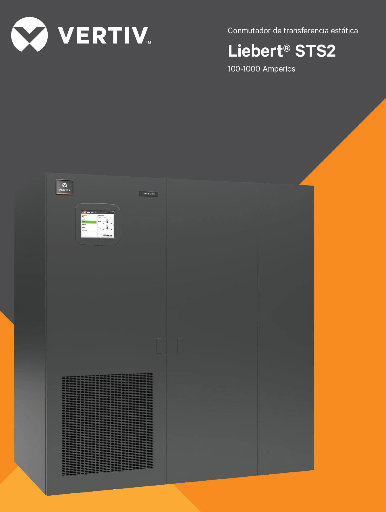 VERTIV Liebert STS CE Certificate 3PSTS 63A 100A 200A 300A 400A 630A Modular STS For Data Center