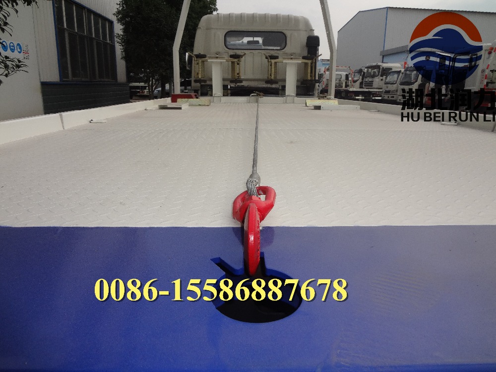 Foton Aumark Road Wrecker Truck 4x2 Flat Bed Recovery Truck Euro Ⅲ Standards