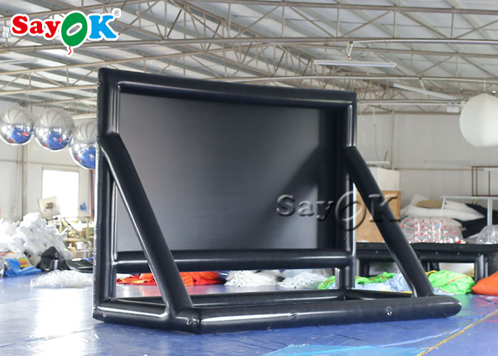Backyard Movie Screens Theater 4.72x3.402mH PVC Inflatable Projector Screen With Blower
