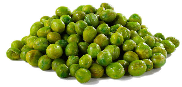 Wasabi Roasted Green Peas