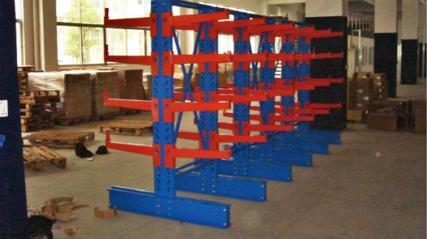 Adjustable Cantilever Storage Racks For Lumber , Plywood , PVC , Metal / Bar