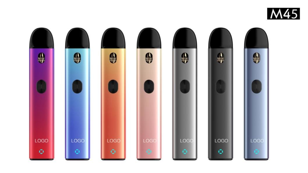 OEM M45 e-cigarette vape kit in china Rechargeable Open pod Harmless Breather