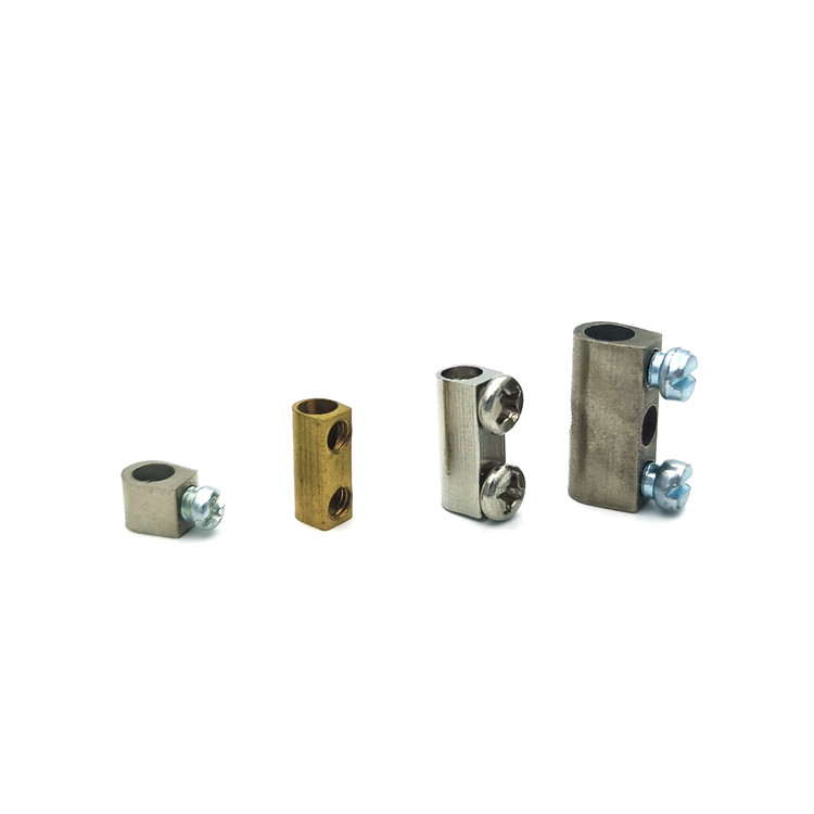 Small Clamp With Screws Cable Gripper Fitted For 1 - 1.5mm Wire Rope