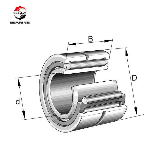 F-207665.RNA Needle Roller Bearing 55mm*72mm*30mm Gcr15 Steel No Seals 0.3kg