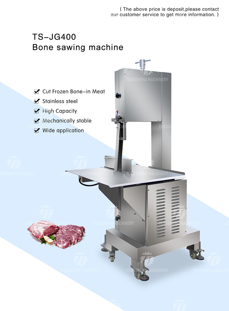 138KG Commercial vertical automatic bone sawing machine stainless steel cutting frozen meat cutting bone equipment