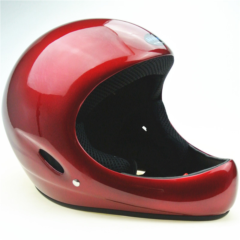 Red Paragliding helmet GD-A 760g+/-50g EN966 Standard Full face Hang gliding helmet