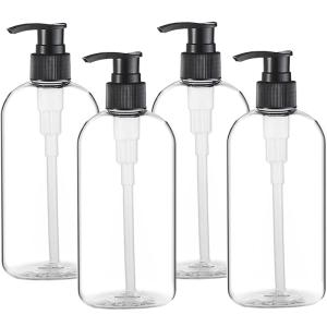 China 16OZ/500ml Empty Plastic Pump Bottles Dispense  Durable Refillable Containers on sale