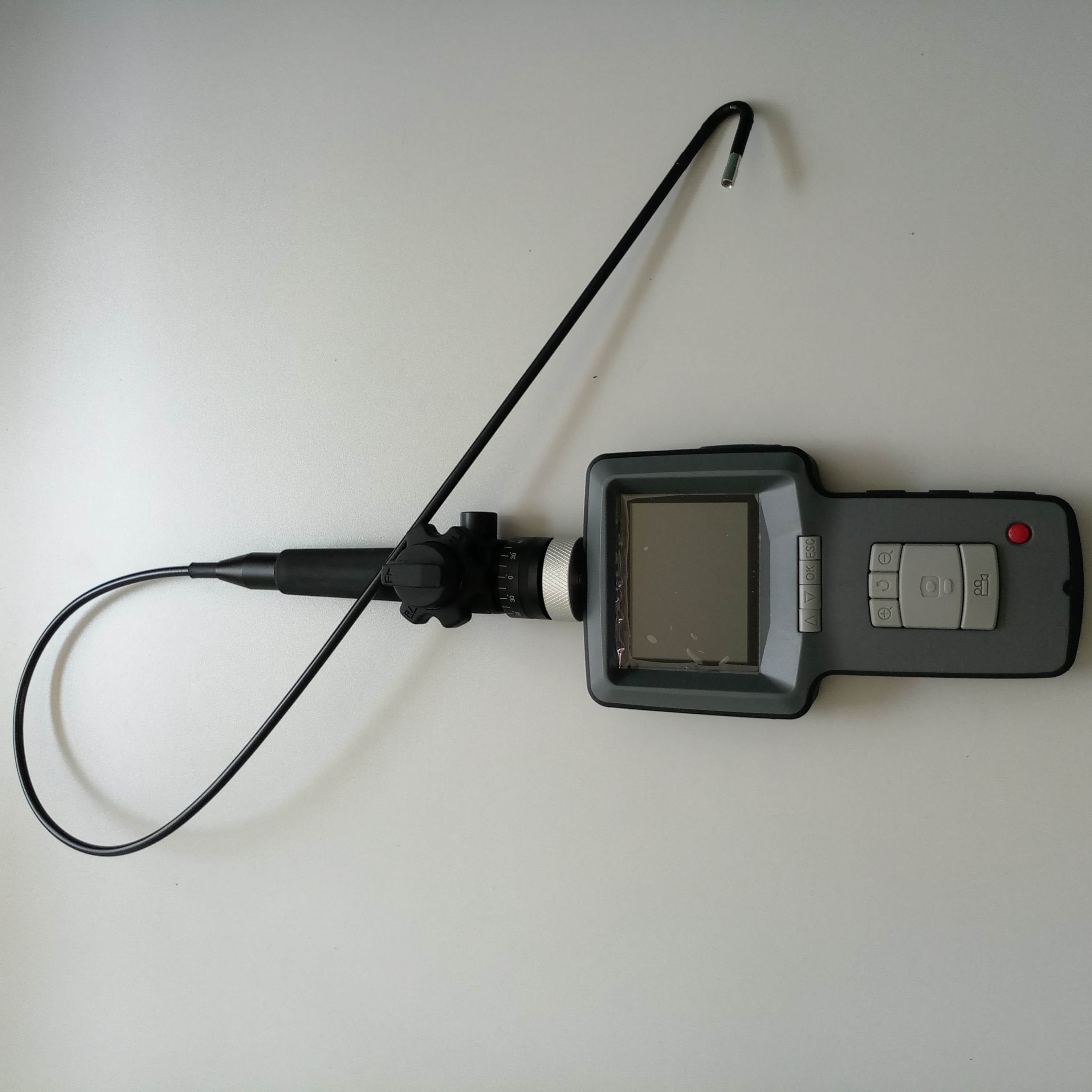 3.5" TFT Articulating Endoscope 4 Way 6mm Camera Dia 2m Testing Cable
