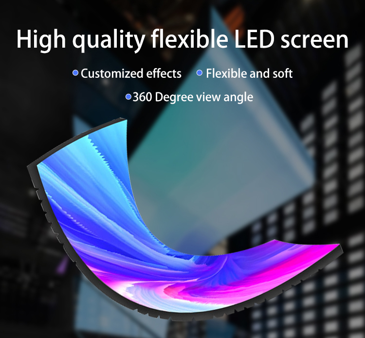 Custom Shape Indoor Circle LED Screen Display P2 P2.5 P3 LED Advertising Display Screen