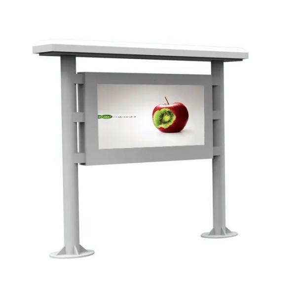 Touch Screen Outdoor Advertising Screen Display Kiosk IP65 Waterproof Freestandi