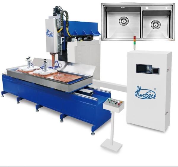 CNC Automatic SS Kitchen Sink Edge Seam Welding Machine Grinding / Making /
