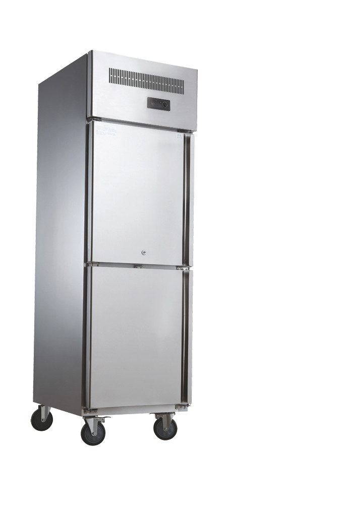 Stainless Steel Commercial Kitchen Worktable Pizza Salad Freezer Table Refrigerator For Industrial Hotel / Restaurant