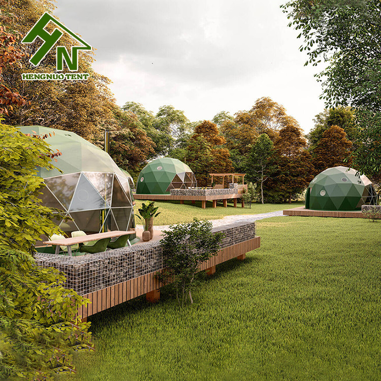 White Roof Geo Dome Tent Camping Dome Tent