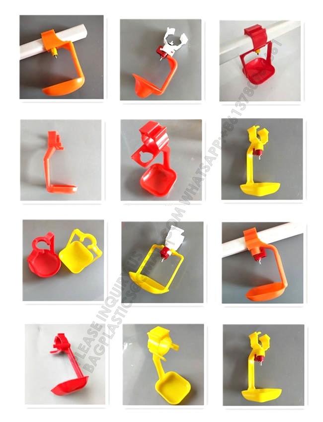 Automatic Chicken Feeders Drinkers Nipple Drink Line Hanging Cups Poultry Drinking System
