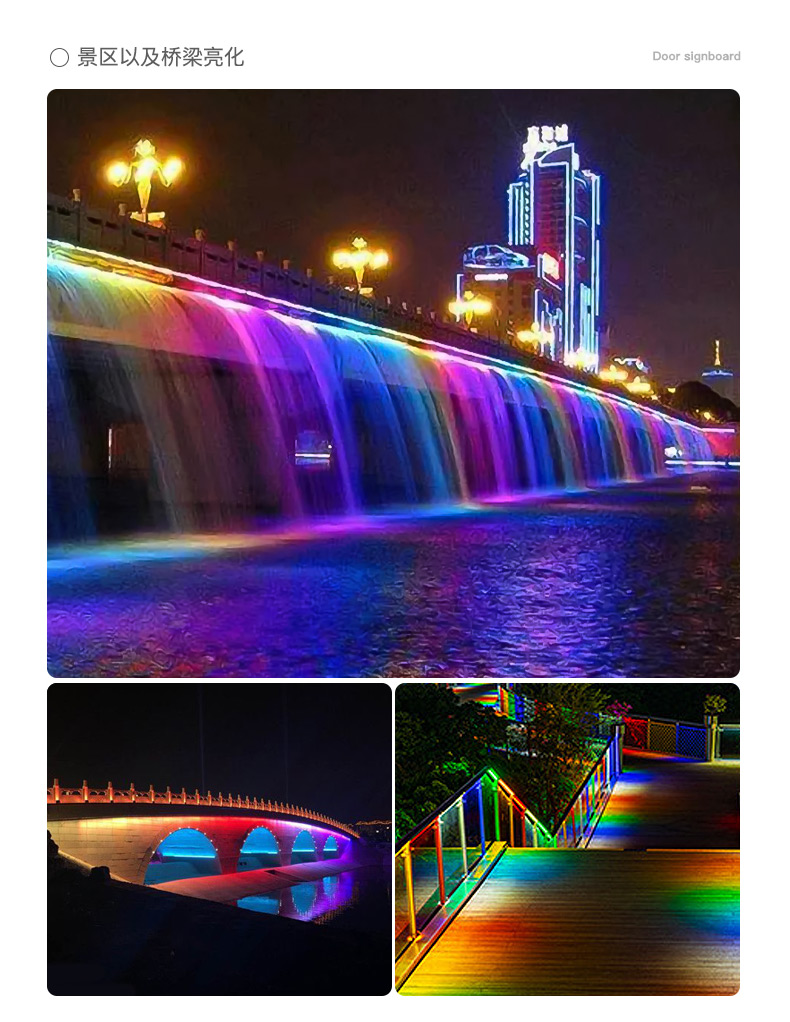 Dmx512 Architectural Wall Wash Lights Outdoor Working Light DC12V 36W RGB