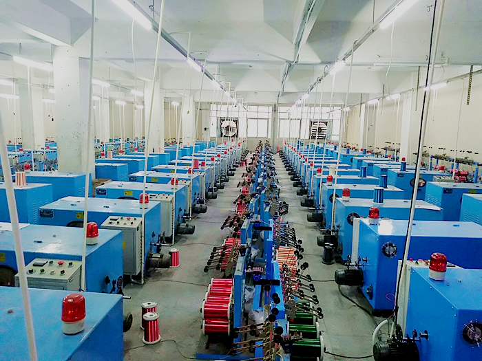 Material Tinned Copper Braiding Machine For Yarn Wire Braided