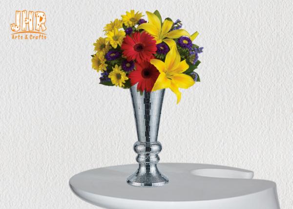 Trumpet Centerpiece Table Vases Homewares Decorative Items Mosaic Glass Vases