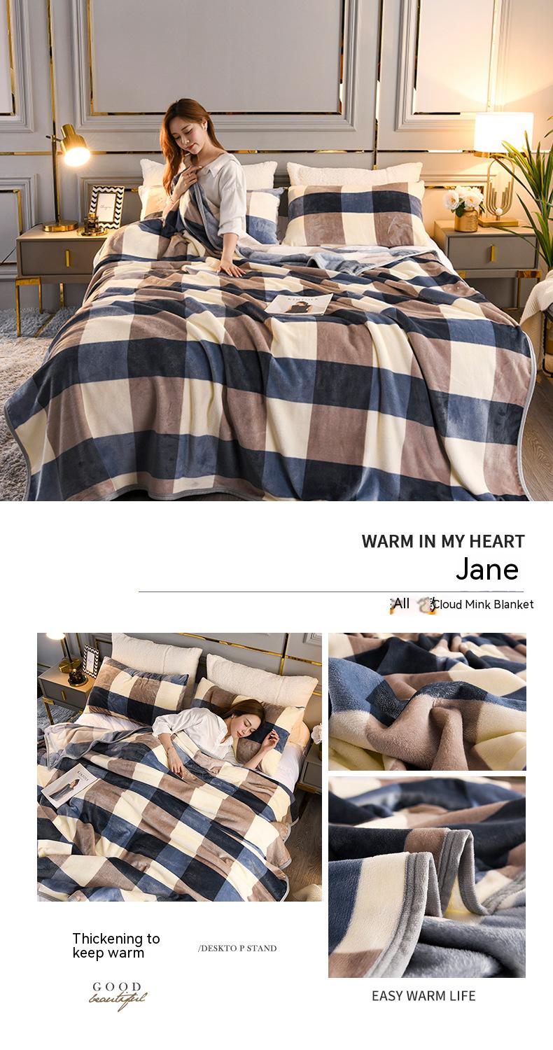 300g Solid Color Polyester Polar Fleece Throw Blanket for Home Custom Promotion