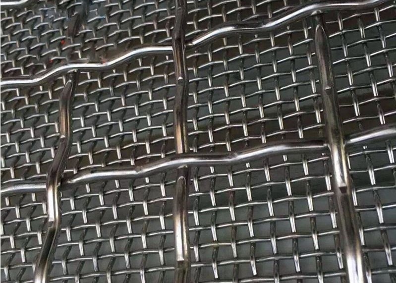 Crimped Woven Stainless Steel Wire Mesh SUS304 20 inch No Tearing
