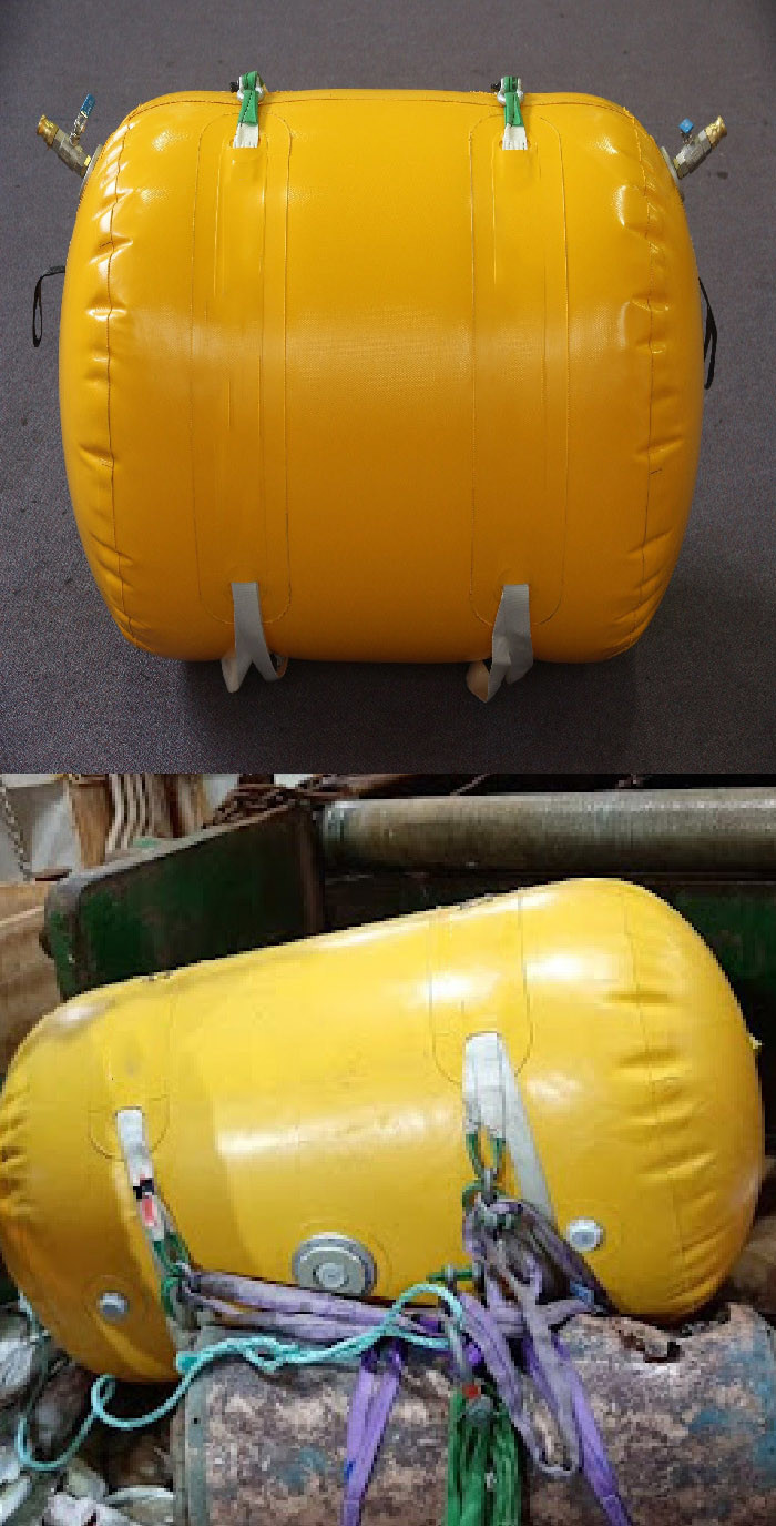 Salvage Enclosed Boat Air Bags with Durable Materials for Underwater Filming